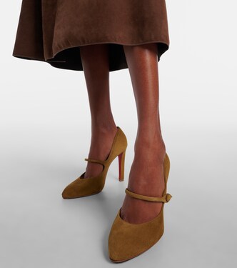 Mary Fannylove 100 suede pumps | Christian Louboutin