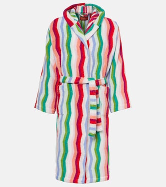 Wave cotton terry bathrobe | Missoni