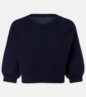 Lorelai cropped wool and cashmere sweater | Khaite