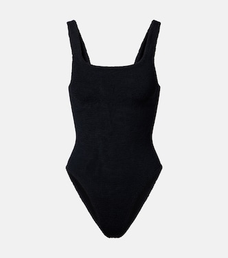 Coverage Square Neck swimsuit | Hunza G