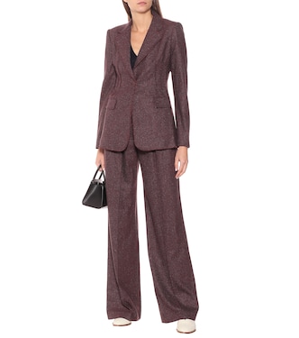 Blazer Minos en laine mélangée | Gabriela Hearst