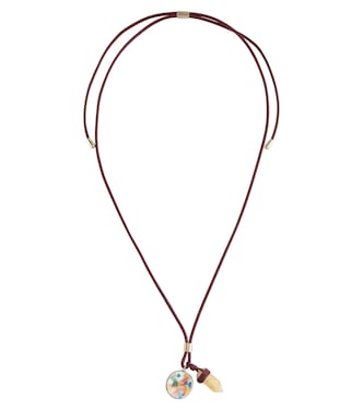 Collana Jemma in pelle e quarzo | Chloé