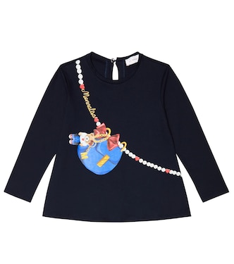 Bedrucktes Longsleeve aus Jersey | Monnalisa