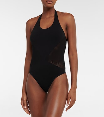 Mesh-insert swimsuit | Alaïa