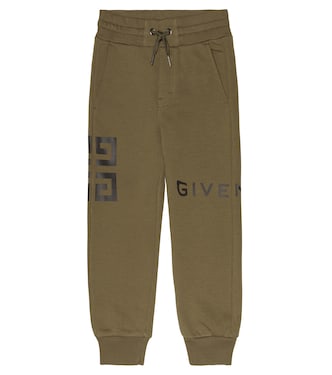 로고 코튼 블렌드 스웨트팬츠 | Givenchy Kids