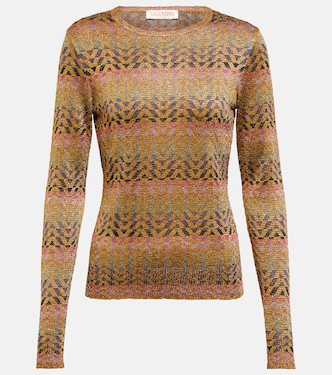 Jersey de jacquard metalizado | Valentino