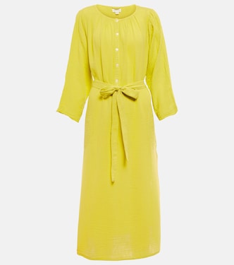 Robe midi Christelle en coton | Velvet