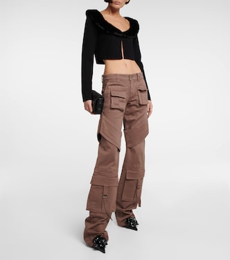 Pantalon cargo en toile de coton | Blumarine