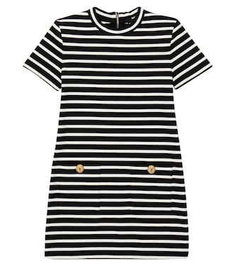 Striped jersey dress | Balmain Kids