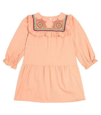 Besticktes Kleid aus Baumwolle | Stella McCartney Kids
