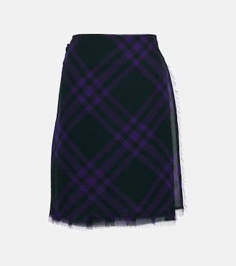 Minirock aus Seide | Burberry