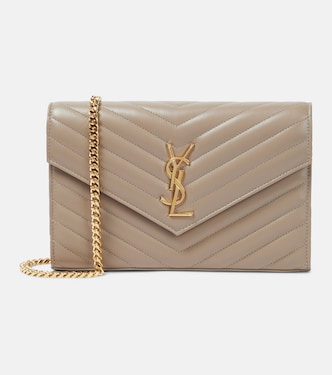 Portemonnaie mit Kettenriemen Cassandre aus Matelassé-Leder | Saint Laurent