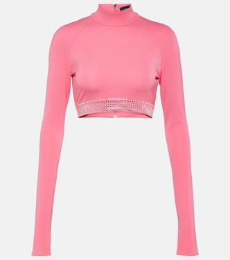 Crop top adornado | David Koma