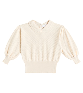 Iris cotton sweater | C'era Una Volta
