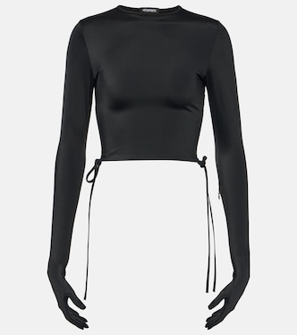 Top cropped in jersey | Vetements