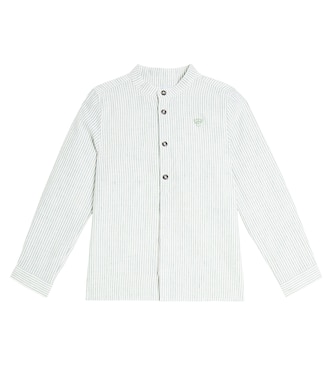 Striped cotton and linen shirt | Tartine et Chocolat