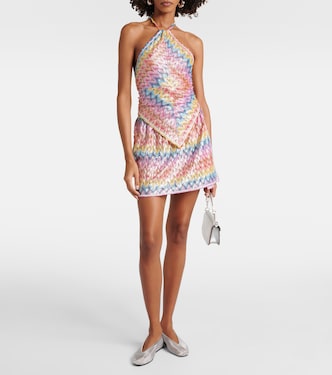 Minifalda de pointelle en zigzag | Missoni