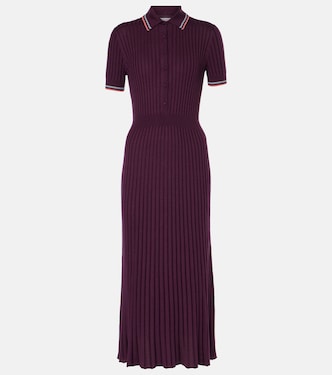 Vestido midi Eyot de seda y cachemir | Gabriela Hearst