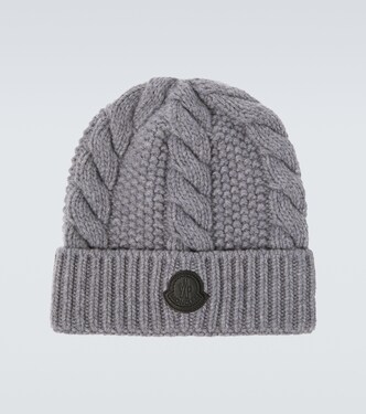 Cable-knit wool and cashmere beanie | Moncler