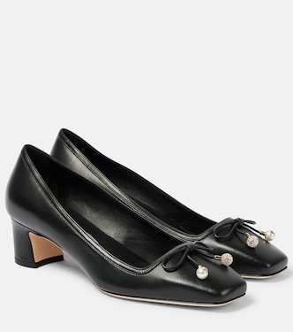 Elme 45 embellished leather pumps | Jimmy Choo
