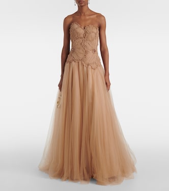 Vestido de fiesta Edra adornado | Costarellos