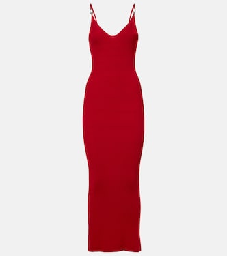 Slipdress aus Rippstrick | Versace