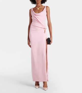 Robe longue en soie | Versace