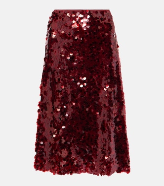 Gonna midi Lucite con paillettes | Vince