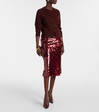 Lucite sequined midi skirt | Vince