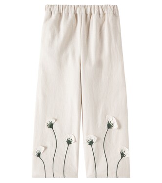 Fifis floral linen wide-leg pants | Donsje
