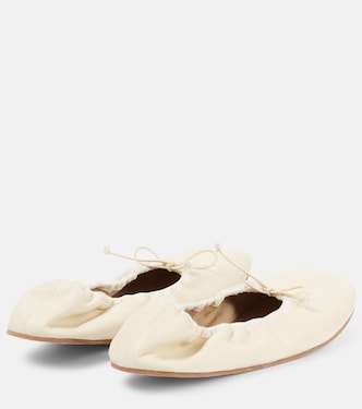 Leather ballet flats | The Row