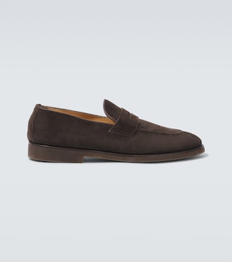 Loafers aus Veloursleder | Brunello Cucinelli