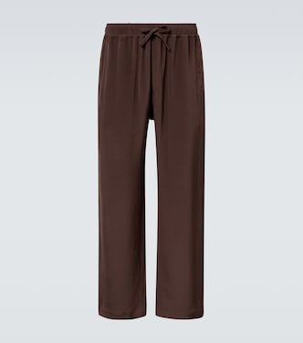 Pantalones anchos de seda | Saman Amel