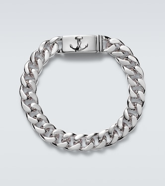 Armband Anchor Lock aus Sterlingsilber, rhodiniert | Mateo