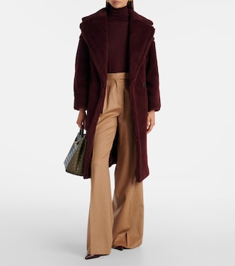 Teddy Bear alpaca wool, wool, and silk coat | Max Mara