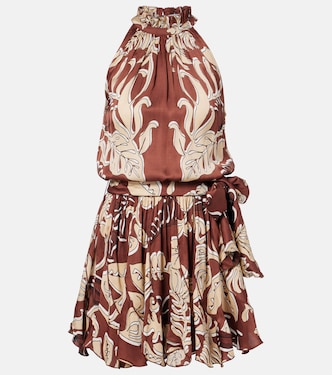 Vestido corto Bianca estampado | Poupette St Barth