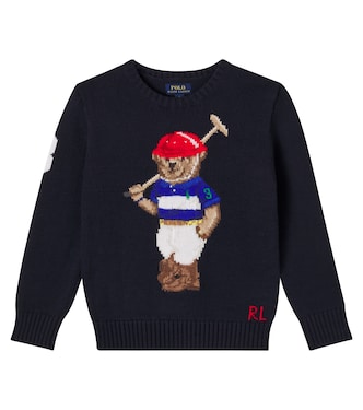 Pullover Polo Bear in cotone | Polo Ralph Lauren Kids