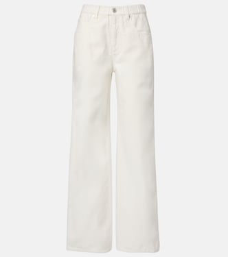 Cotton and linen wide-leg pants | Brunello Cucinelli