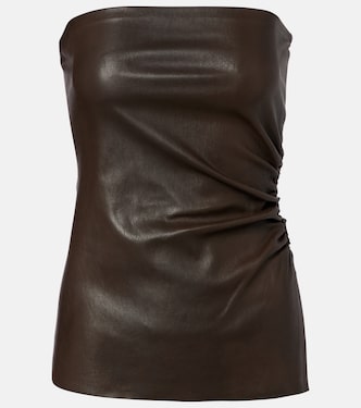 Laya leather bustier | Stouls