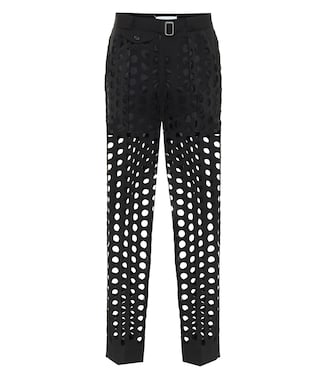 Hose aus Crêpe mit Cut-outs | Maison Margiela
