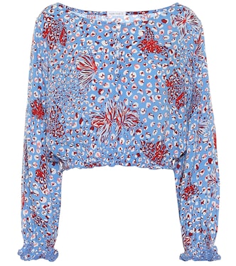 Betty printed crop top | Poupette St Barth
