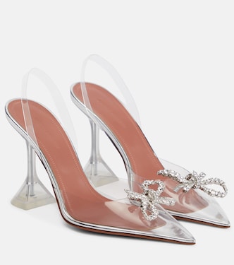 Escarpins Rosie en PVC à ornements | Amina Muaddi