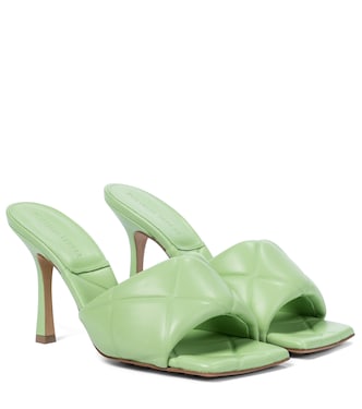 Rubber Lido leather sandals | Bottega Veneta