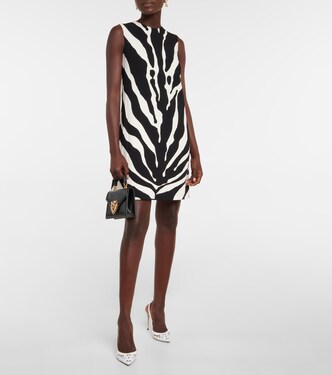 Zebra-print minidress | Dolce&Gabbana