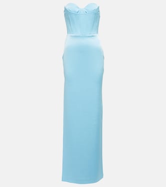 Honore satin maxi dress | Alex Perry