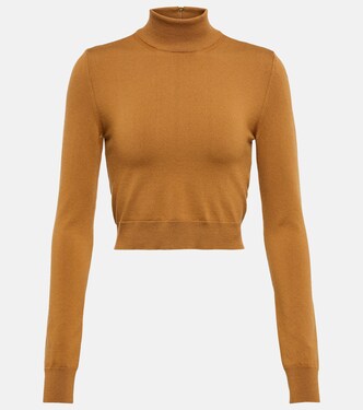 Jersey Balbo en mezcla de lana cropped | Max Mara