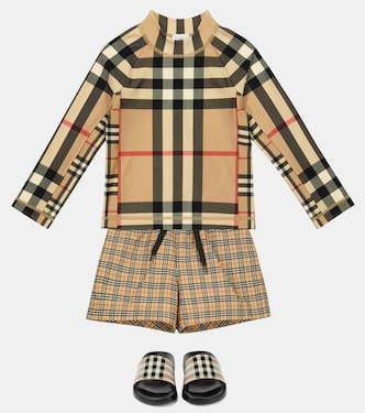 Vintage Check rashguard | Burberry Kids