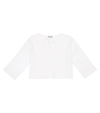 Cardigan raccourci en coton | Il Gufo