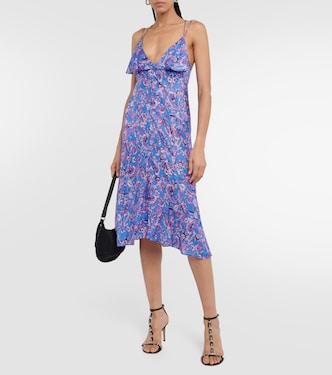 Paysa printed silk-blend midi dress | Isabel Marant