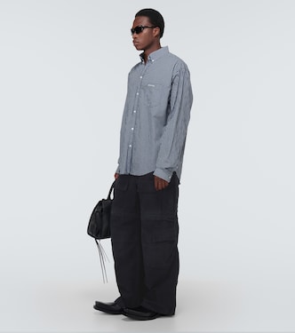 Pantalones cargo en sarga de algodón | Balenciaga